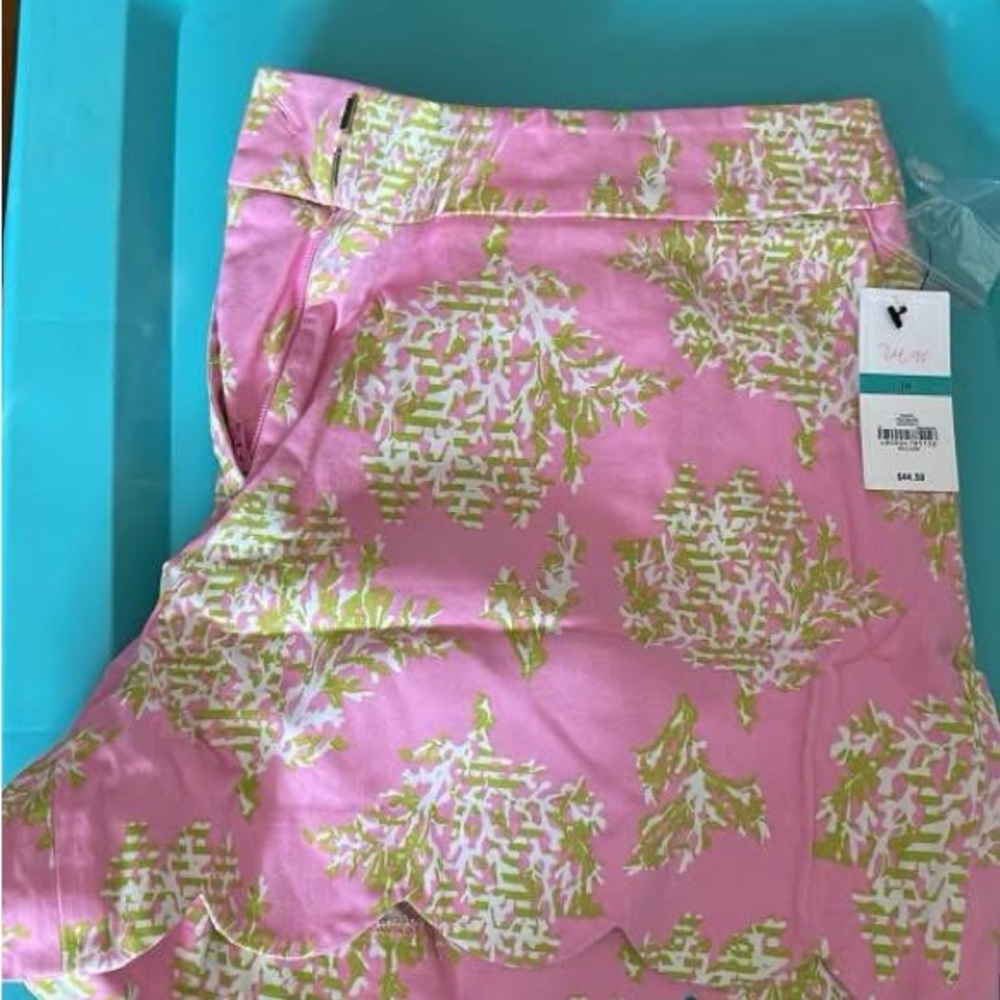 Crown & Ivy Pink and Green Shorts